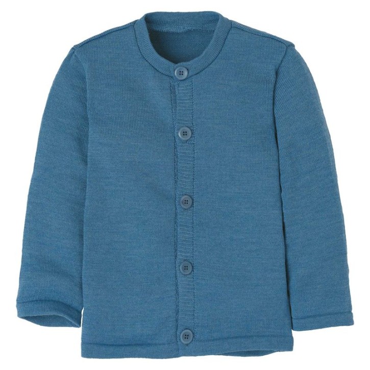 Strickjacke Taubenblau
