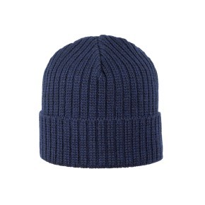 Erwachsenen Mütze Merino marine