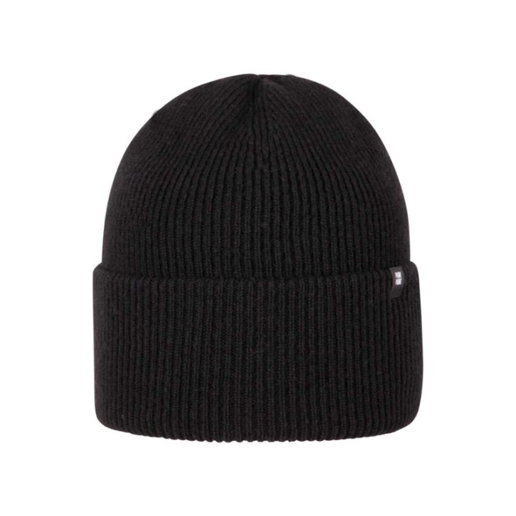 unisex beanie Wolle Kaschmir schwarz
