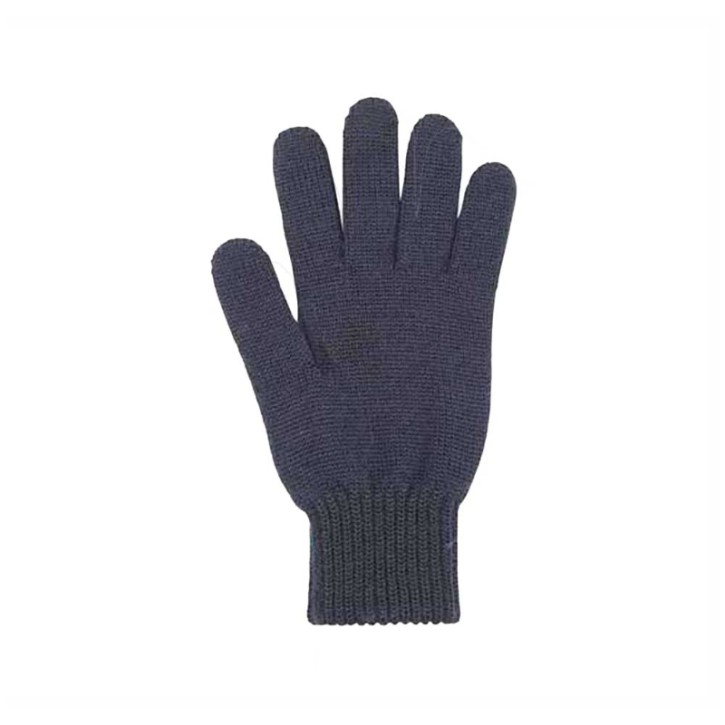 Merino Strick Handschuh marine