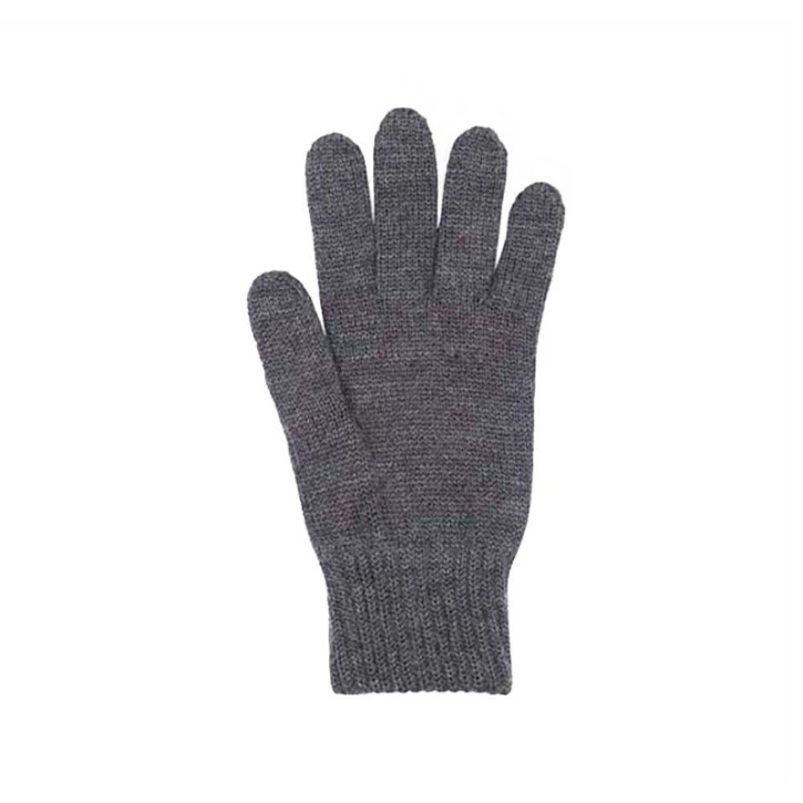Merino Strick Handschuh anthrazit
