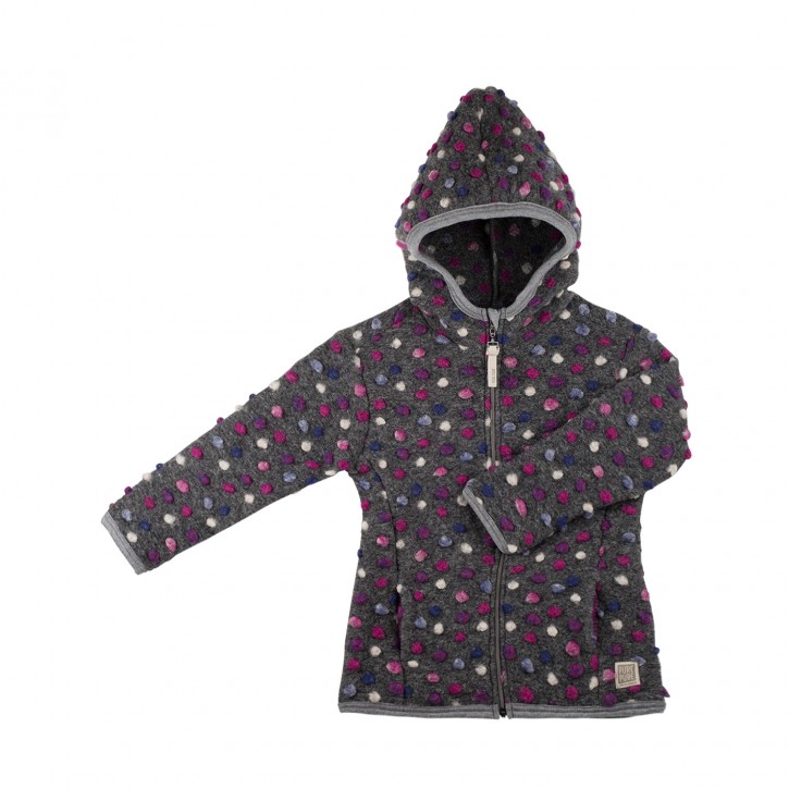 Mädchenjacke Punkte 110/116