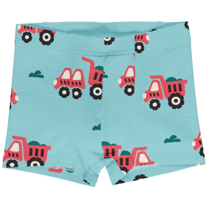 Boxer shorts dump truck