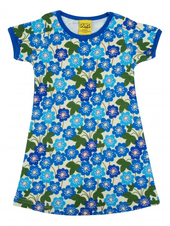 Kurzarm Kleid Leberblümchen/ hepatica dress