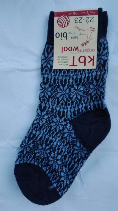 Norweger Socke marine blau