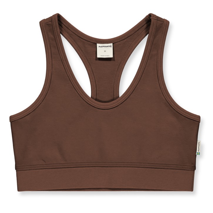Bustier Top comfort braun