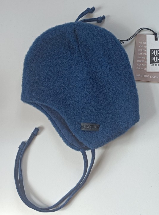 Baby Binde Mütze blue