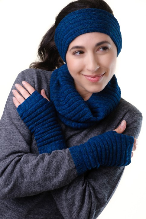 Pulswärmer Querrippe mit Daumenloch