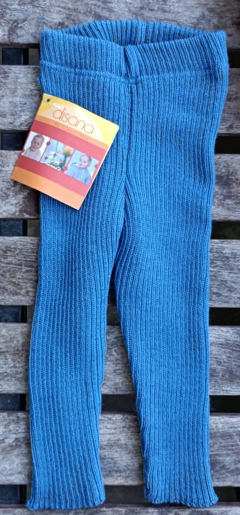 disana Strick leggings "altes blau" 62/68
