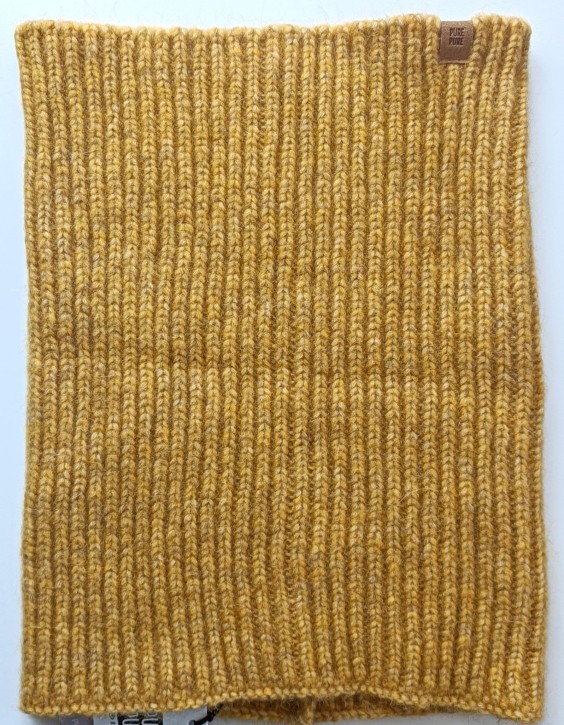 loop -Schal gelb