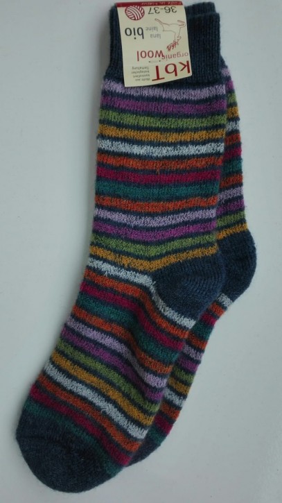 Ringel Plüschsocken blau 42-43