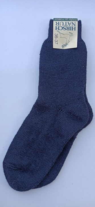 Socke Wolle /Seide schwarz