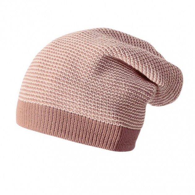 disana melange Long Beanie rose natur