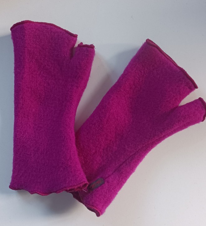 Daumenstulpe Wolke pink