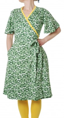 Wickelkleid Busch Windröschen / Wrap dress Wood A S