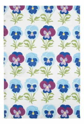 Geschirrhandtücher Stiefmütterchen lila / kitchen towl pansy