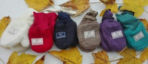 Fäustlinge wollfleece pickapooh beige / 3