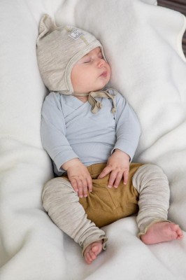 Pulswärmer für E / Beinstulpen für Bbays Wolle Seide grau