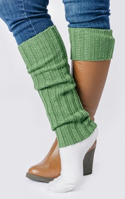 Beinstulpen für Erwachsene aus Baby Alpaka 28 mokka meliert