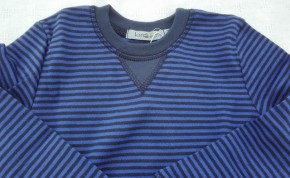 Pullover Lasse blau geringelt