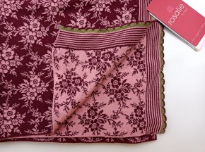 Schal aus Baumwolle Lena Sophia burgundy