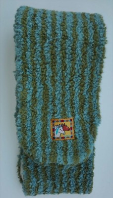 Plüsch Streifenschal Pferd