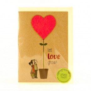 let love grow - lass die Liebe wachsen cremeweiss